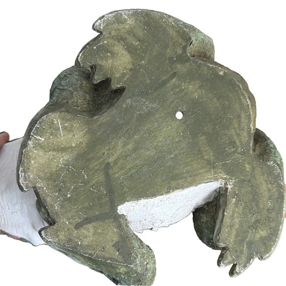 Vintage Outdoors Garden Landscape Green Frog Plastic - Picture 8 of 11